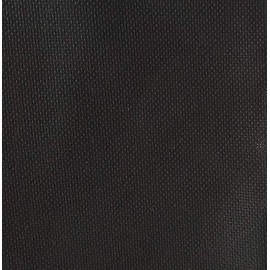 KCS 16CT Counted Cotton Cross Stitch Aida Cloth Fabric (19" x 28",Black)