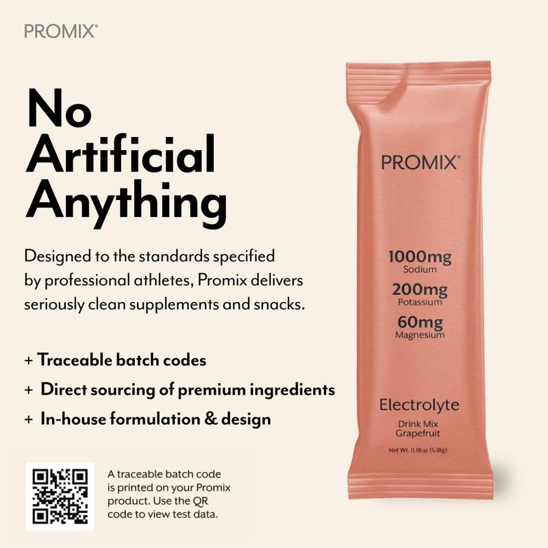 ProMix Nutrition Electrolytes Powder Hydration Packets | Himalayan Pink Salt,