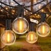 GLUROO 60Ft G40 Led String Lights Waterproof Energy Efficient For