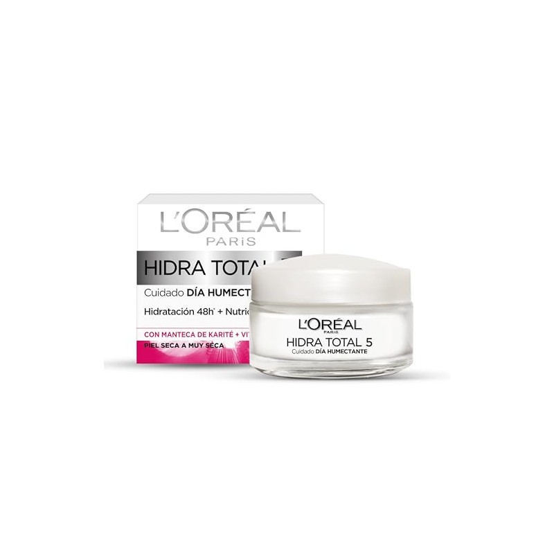 L'Oréal Paris Crema Hidratante Hidra Total 5 Humectante, 50ml
