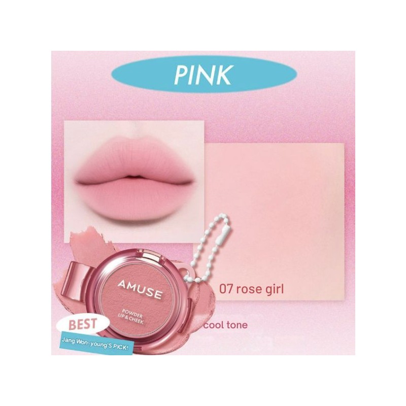 AMUSE Powder Lip & Cheek Duo Gift Set 3items, Color1#$%Color2:05