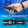Wurkkos DL02 Dive Torch, Scuba Diving Flashlight Max 3000Lumen, 496M