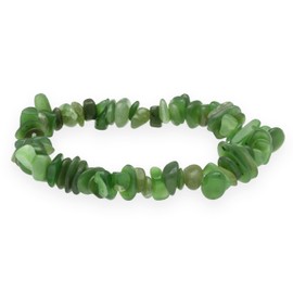 Lebensquelle Plus Jade (Nephrite) Chip Bracelet | High Quality Gemstone Bracelet, jade
