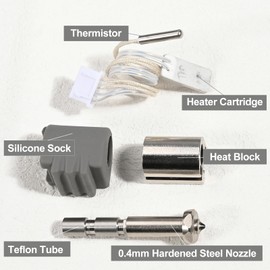 Hotend Kit for Kobra 3 Max, Assembled Print Hot End Kit Head Extruder Replacement Kit, High Speed Print Head Heater Block Heating for Anycubic Kobra 3 Max/Kobra 3 Max Combo 3D Printers