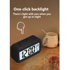 WANGCL 12/24 hour digital alarm clock bedside table clock with