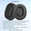 E9 Replacement Ear Pads Compatible with Mixcder E9 Headphones Ear