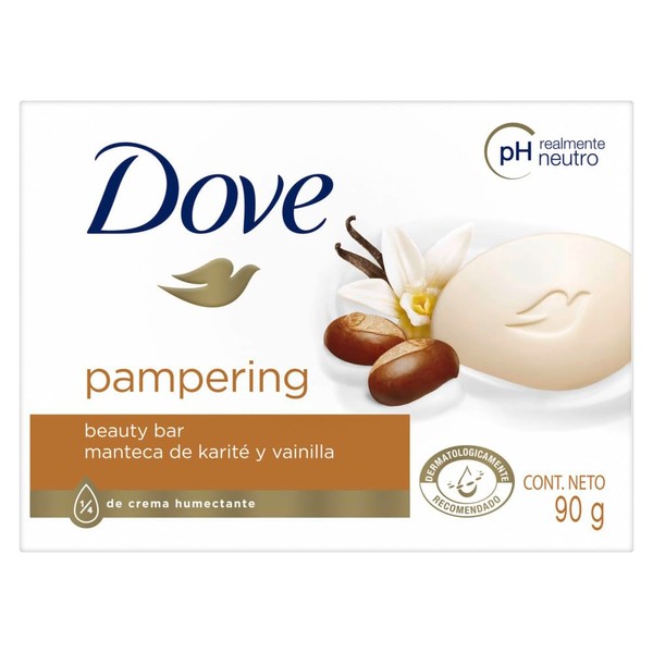 Dove Jabón Barra Shea Wra, 12 x 4 x 90g