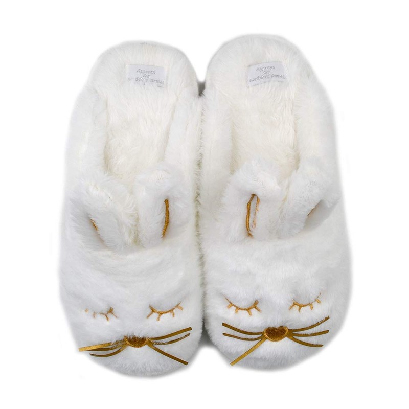 Cute Bunny Fuzzy Slippers |Warm Animal Memory Foam Rabbit Plush