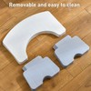 Taburete Plegable para Orinal, Taburete portátil de PP para Orinal