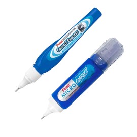 Pentel ZL31 Micro Correct Correction Pen + ZLE52 Correct Express Pen - Fine Point - Pack of 2