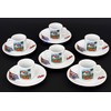 Generic Cuban Expresso Cup Set 6 cups 6 saucers Cuban