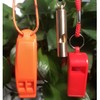 6Pack Emergency Survival Whistle, 3-in-1 Emergency Whistles,Whistle for Coaches Teachers,