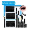 Kev Kit De Extensiones De Pestañas 3d Volumen Con Accesorios