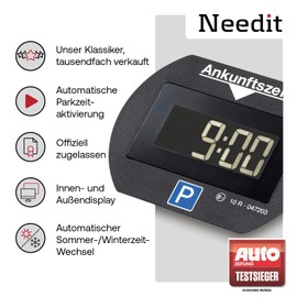 Electronic Digital Timer Clock With Certification (Black)