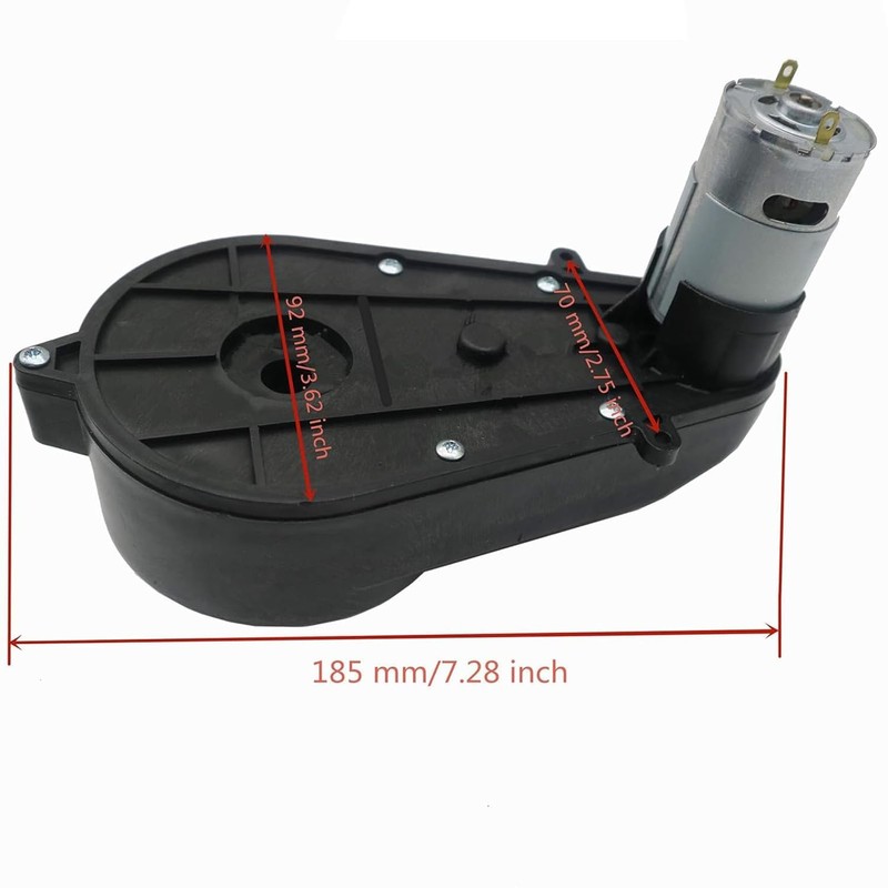 weelye 2Pcs 24V 40000RPM High Speed RS555 Drive Motor Gearbox