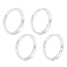X AUTOHAUX 4pcs 73.1 to 63.4 mm Aluminium Alloy Car Hub Centric Rings