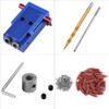 Pocket Hole Drilling Jig Kit Woodworking Oblique Drill Guide Set