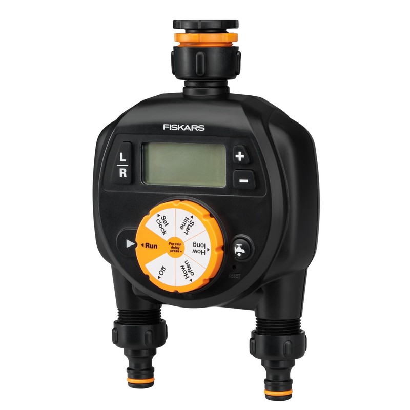 Fiskars Timer with 2 Outputs, For All Standard Tap Sizes,