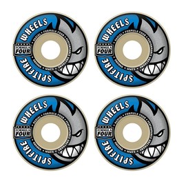 Spitfire Skateboard Wheels 52mm 99A F4 Radial with Bronson Pro G3 Bearings