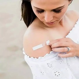 18pc Anti Slip Stickers For Clothing Seamless Double Sided Adhesive Clear Strips