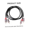 SUPVOX 1m Male Audio Cable for Home Theater Braided Stereo
