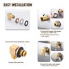 2PCS Installation Kit Commercial Faucet, iVIGA Wall Mounting Faucets Installation