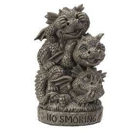 Pacific Giftware Dragon Incense Burner, 5-inch Height, Cold Cast Resin
