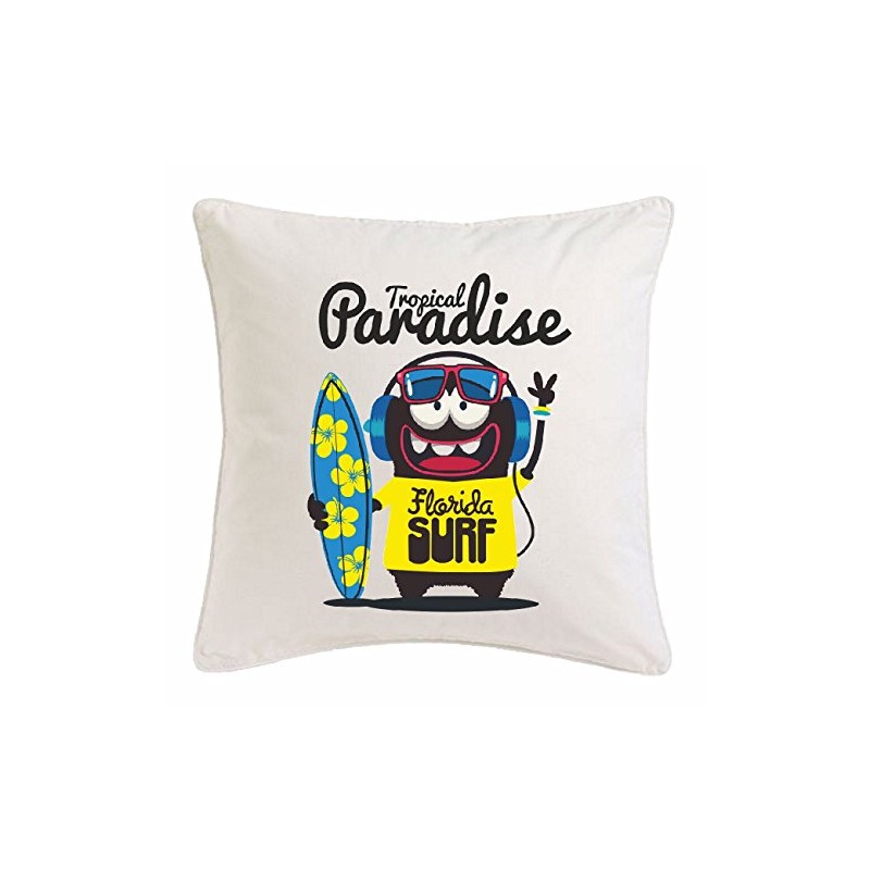Reifen-Markt Microfibre Cushion Cover 40 x 40 cm Tropical Paradise