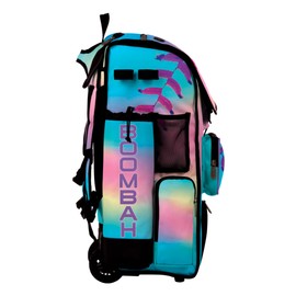 Boombah Superpack Hybrid Rolling Bat Bag - Wheeled & Backpack Version - Softball Dream Multi