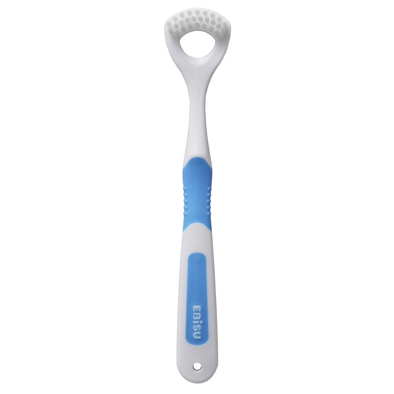 Ebis Tongue Cleaner, Rubber Grip, Set of 2