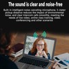PEGATISAN Webcam HD 1080P Eye Contact Camera with Microphone 120