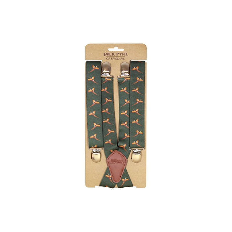 JACK PYKE Elasticated Braces Pheasant Design One size