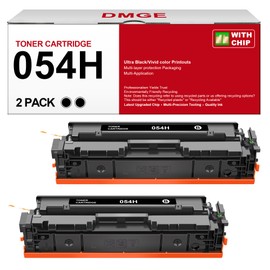 054H Black Toner Cartridge Set 2 Black - High Yield Replacement for Canon 054 054H CRG054H, Compatible with Color ImageCLASS MF644Cdw MF642Cdw LBP622Cdw MF641Cw MF644 MF642 Printer (2 Pack)
