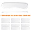 6 Pairs Sandal Strap Cushion Strips, Transparent Self-Adhesive Heel Liners
