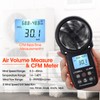 Pro Handheld Anemometer CFM Meter with Data Sync to PC,