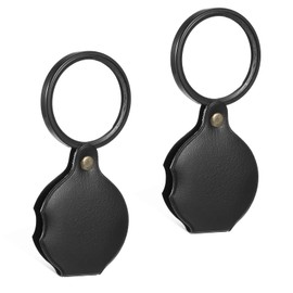 Small Magnifying Glass - 20X Pocket Magnifier Portable Pocket Mini Magnifying Glass Rotating Folding with Protective PU Leather Sheath Pockets Magnifier for Seniors Reading, Jewelry or Exploring