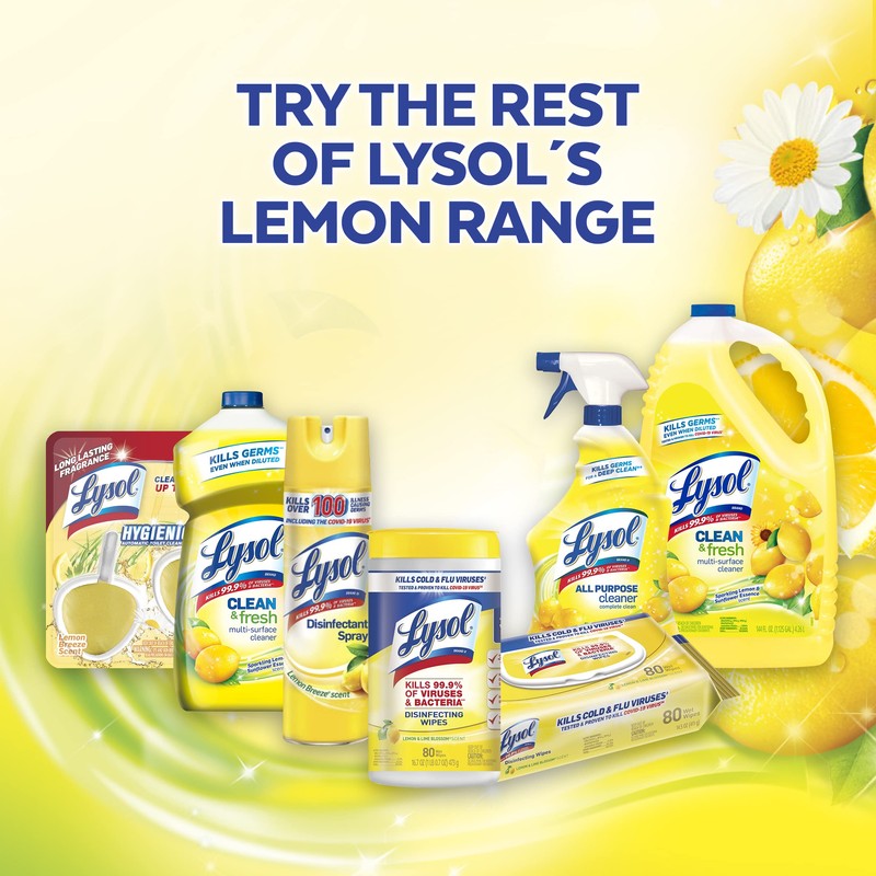 Lysol Automatic In-The-Bowl Toilet Cleaner, Cleans and Freshens Toilet Bowl,