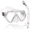 WACOOL Professional Snorkeling Snorkel Diving Scuba Package Set with Anti