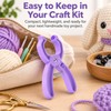Safety Eye Installation Tool for Amigurumi – Fits 5–30mm Eyes
