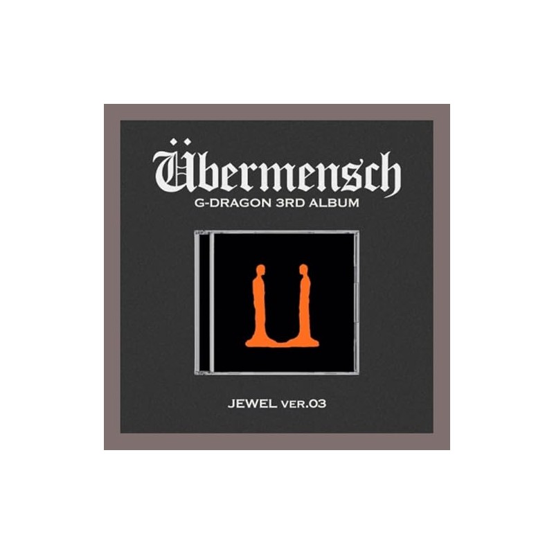 G-DRAGON ÜBERMENSCH 3er álbum UBERMENSCH (JEWEL Ver. 3)