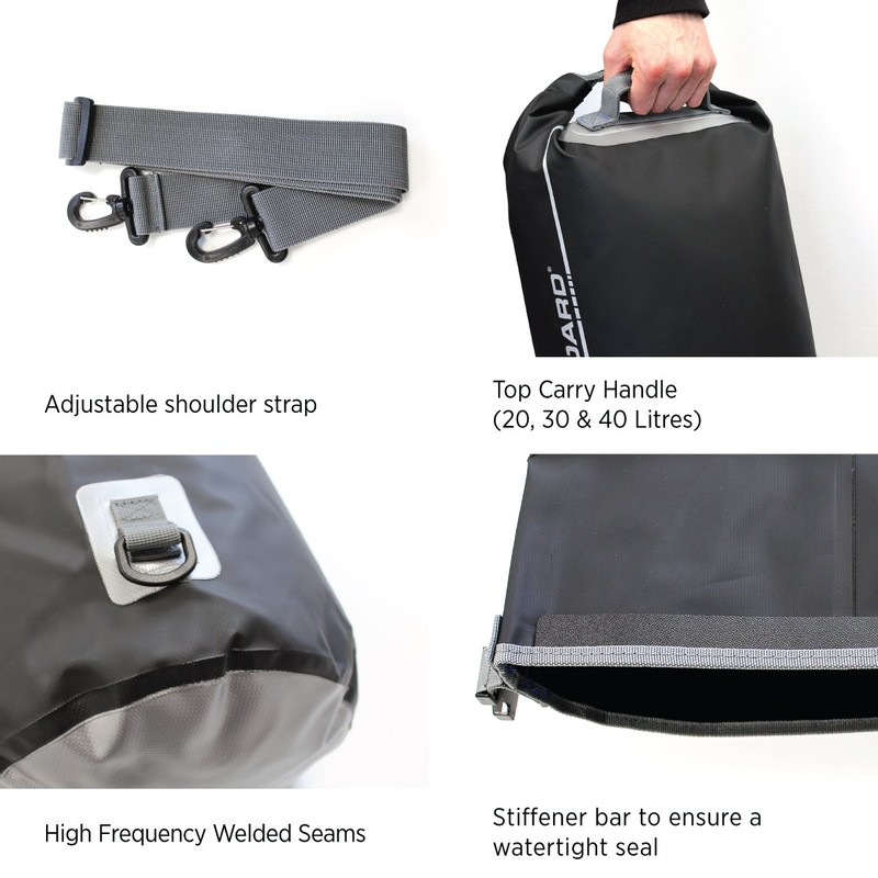 OverBoard 100% Waterproof Dry Tube Bag with Adjustable Shoulder Strap