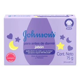 Jabón en barra para bebé Johnson's Antes de Dormir 75g