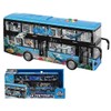 Children's Sound Aqua Double-Decker Bus 1P Light Pull-Back Toy Toy