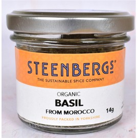 Steenbergs Organic Basil Dried Herb Standard Jar - 14g
