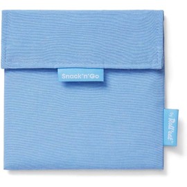 Roll'eat - Snack'n'Go Nature - Organic and Reusable Snack Bag Without BPA (Blue)