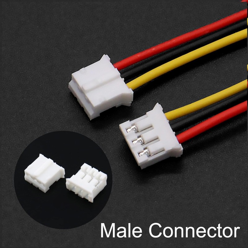 JYCONNECTS JST PH 2.0 mm Plug Kit, 2.0 mm Pitch