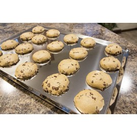 Cookie/Baking Sheet 19x14 Stainless Steel - USA Made (2-PACK)