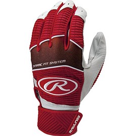 Rawlings Workhorse 950 Series Adult Batting Gloves,Scarlet,Small