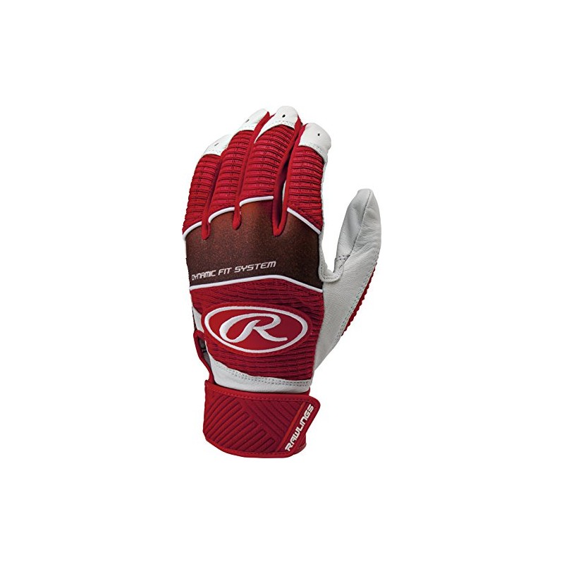 Rawlings Workhorse 950 Series Adult Batting Gloves,Scarlet,Small