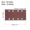 sourcing map 40 Grit 1/3 Sanding Sheet Sander Sandpaper Hook